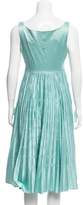 Thumbnail for your product : Martin Grant Pleated Satin Dress