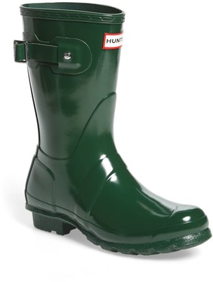 green short rain boots