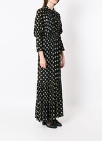 Thumbnail for your product : Gloria Coelho Leopard Head-Print Shirt Dress