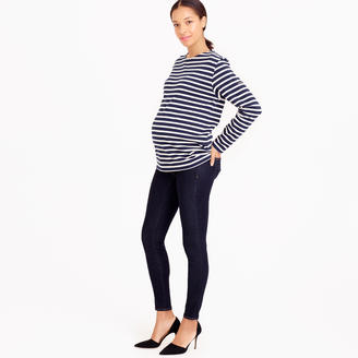 J.Crew Tall maternity pull-on toothpick jean in rinse wash