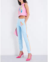 Thumbnail for your product : Moschino My Little Pony cotton-blend jogging bottoms