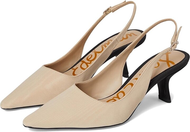 Sam Edelman Bianka Sling Slingback Shoes Women's Dress Sandals Honey Sand : 9 M, Synthetic
