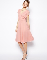 Thumbnail for your product : ASOS Wrap Dress In Midi Length