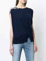 Thumbnail for your product : Zanone cut-out detail knitted top