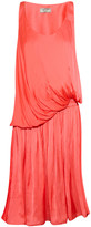 Thumbnail for your product : Lanvin Draped brushed-satin dress