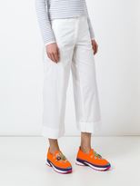 Thumbnail for your product : P.A.R.O.S.H. cuffed trousers - women - Cotton/Spandex/Elastane - S