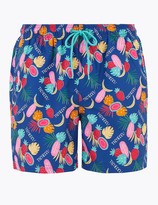 Thumbnail for your product : Marks and Spencer Quick Dry Tropical Print Swim Shorts