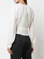 Thumbnail for your product : Nili Lotan Laila cropped blouse