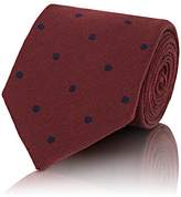Thumbnail for your product : Cifonelli Men's Polka Dot Wool-Silk Faille Necktie - Red