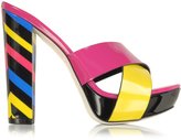 Thumbnail for your product : Loriblu Multicolor Patent Leather Platform Sandal