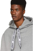 Thumbnail for your product : Opening Ceremony Grey Logo Poncho Hoodie
