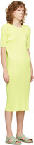 Thumbnail for your product : Pleats Please Issey Miyake Yellow Bouquet Colors Dress