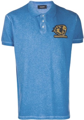 dsquared patch polo shirt