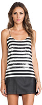 Thumbnail for your product : Tibi Distressed Stripe Cami