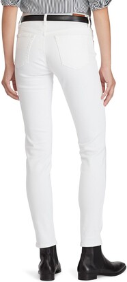 Ralph Lauren Polo Tompkins Skinny Jeans, White
