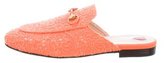 Thumbnail for your product : Gucci 2017 Princetown Lace Mules w/ Tags