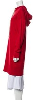 Thumbnail for your product : Michael Kors Crew Neck Knee-Length Dress Red
