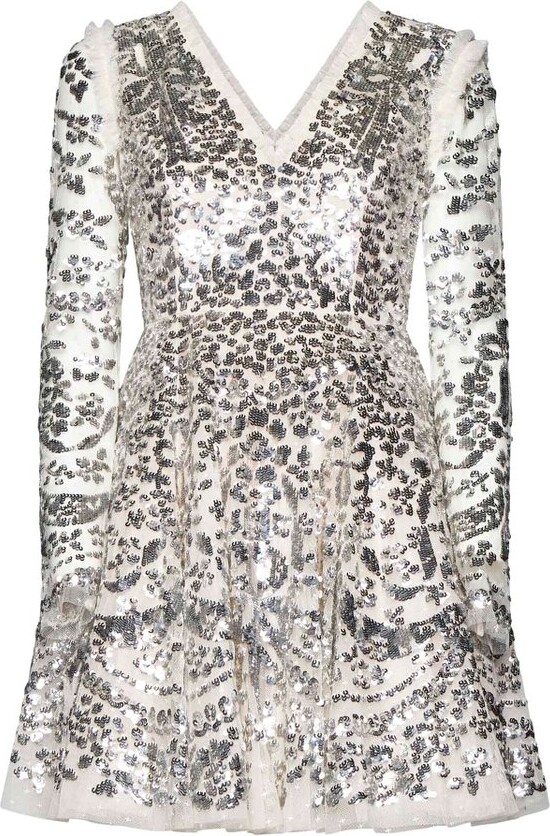 Needle & Thread Sequin Mini Dress