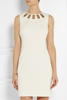 Thumbnail for your product : MICHAEL Michael Kors Embellished ponte dress