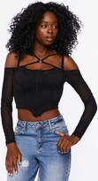 Thumbnail for your product : Forever 21 Strappy Off-the-Shoulder Bustier Top