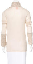 Thumbnail for your product : Tory Burch Bouclé-Accented Turtleneck Sweater