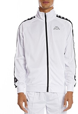 kappa white track top