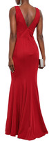 Thumbnail for your product : ZAC Zac Posen Open-back Stretch-crepe Gown