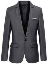 Thumbnail for your product : Benibos Mens Slim Fit Casual One Button Blazer Jacket (L, 302 )