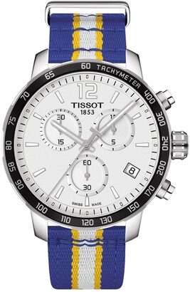 Tissot Men's Quickster Chronograph NBA Golden State Watch, 42mm