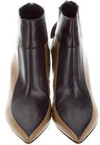 Thumbnail for your product : Pierre Hardy Colorblock Pointed-Toe Ankle Boots w/ Tags