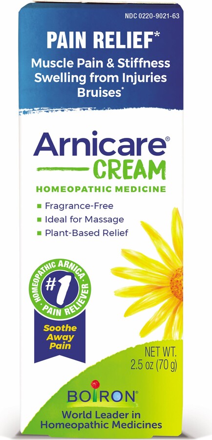 Boiron Arnicare Cream, Homeopathic Medicine for Pain Relief, 2.5 OZ