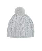 Thumbnail for your product : Ted Baker Cable Knit Pom Pom Hat Colour: GREY, Size: One Size
