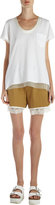 Thumbnail for your product : Sacai Lace-underlay Twill Shorts