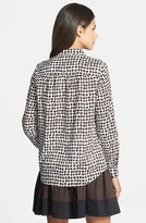 Thumbnail for your product : Kate Spade 'coffee Bean' Print Cotton Top