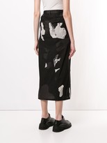 Thumbnail for your product : Yohji Yamamoto Sidmantling skirt