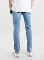 Thumbnail for your product : Topman Light Wash Rip And Repair Stretch Skinny Jeans