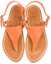 Thumbnail for your product : K Jacques St Tropez Leather Slingback Sandals