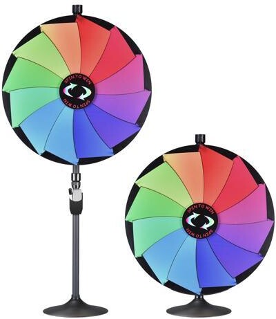 Yescom USA, Inc. WinSpin 36' Dual Use Prize Wheel Tabletop or Floor Stand Fortune Spinning Wheel for Tradeshow Carnival Game Wheel, Pinwheel Series