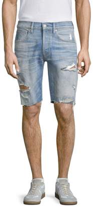 Hudson Jeans Blake Distressed Cutoff Denim Shorts