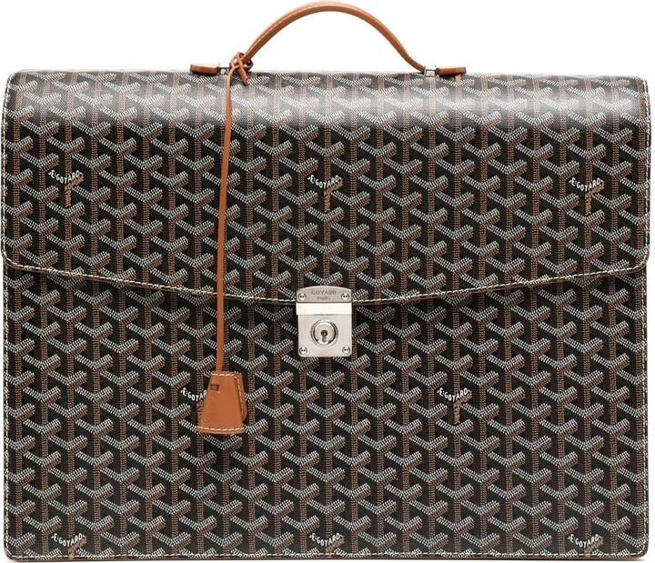 Goyard 2000s pre-owned monogram Chypre briefcase - ShopStyle