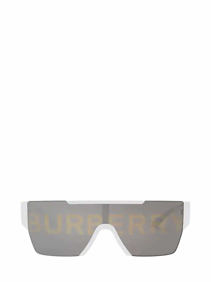 Burberry Eyewear Logo Lens Shield Sunglasses ShopStyle