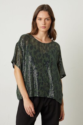 velvet by graham and spencer sequin top