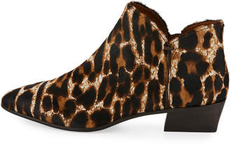 Aquatalia Faydell Leopard-Print Fur Boot