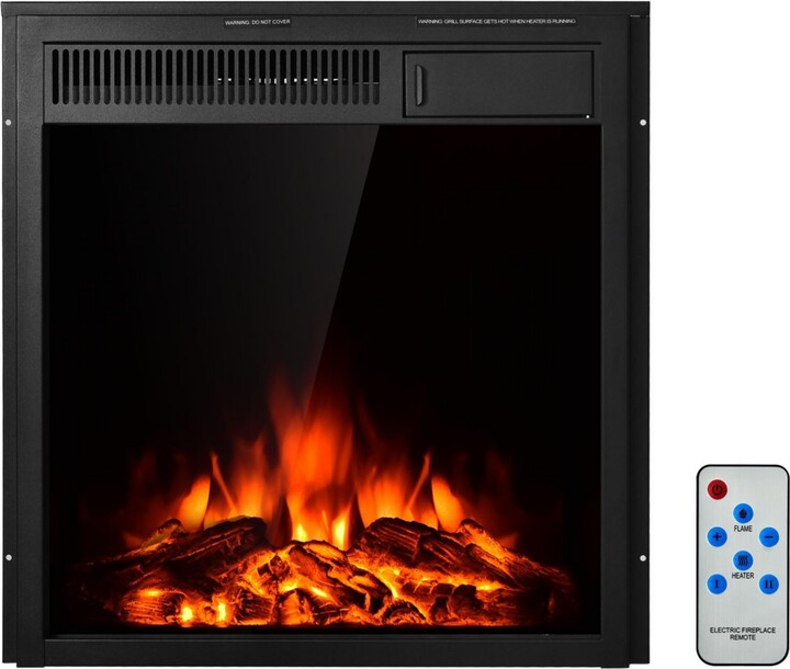 Sugift 22.5 Inch Electric Fireplace Insert Freestanding and Recessed Heater