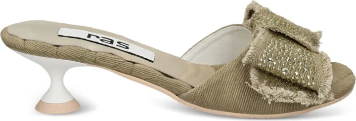 ras Bow-Embellished Sandals