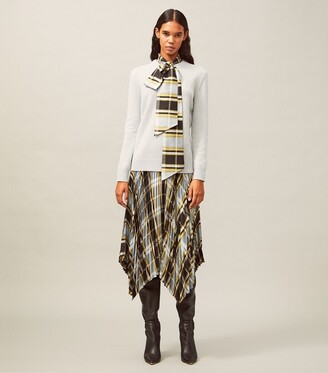 Tory Burch Madras Dickie Pullover - ShopStyle Sweaters