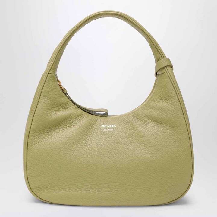 Prada Pebbled Leather Shoulder Bag