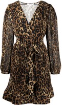 Thumbnail for your product : Milly Liv leopard-print mini dress
