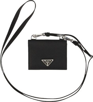 Prada Saffiano Metal Wallet On Chain - Black Crossbody Bags, Handbags -  PRA884266