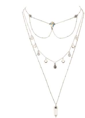 Charlotte Russe Stone & Crystal Layering Necklaces